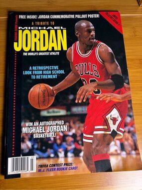 Vintage Tribute to Michael Jordan Magazine- 90’s.